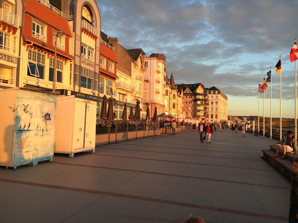 Le Wim'Heureux Terrasse Appartement Wimereux Buitenkant foto